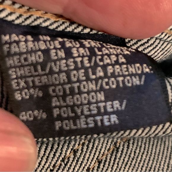 Vintage Tommy Jeans Men’s 90s Y2K Style Classic Trucker Denim Jean Jacket 163579 - Picture 11 of 12